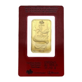 Lingote Año del Dragón Oro 2012 Pamp 1 oz