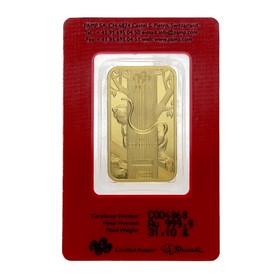 Lingote Año del Mono Oro 2016 Pamp 1 oz