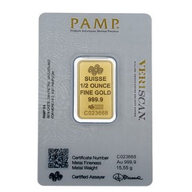 Lingote Fortuna Oro Pamp 1/2 oz