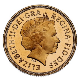 Moneda Reino Unido Soberano Oro 2001 Proof 7,98 g