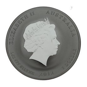 Moneda Australia 1 Dollar Año del Dragón Plata 2012 1 oz