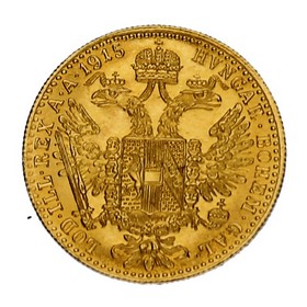 Moneda Austria Ducado Oro 1915 3,51 g