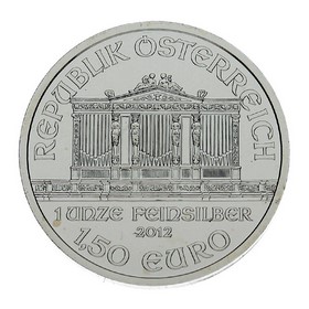 Moneda Austria 1,50 Euro Filarmónica Plata 2012 1 oz