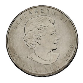 Moneda Canadá 50 Dollars Maple Leaf Paladio 2009 1 oz