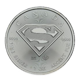 Moneda Canadá 5 Dollars Superman Plata 2016 1 oz