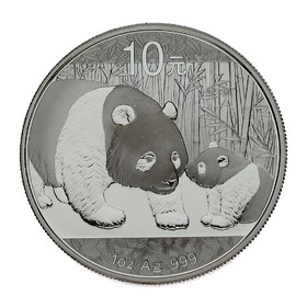 Moneda China 10 Yuans panda Plata 2011 1 oz
