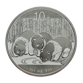 Moneda China 10 Yuans Panda Plata 2013 1 oz