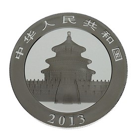 Moneda China 10 Yuans Panda Plata 2013 1 oz