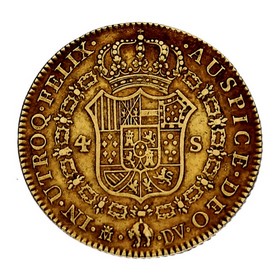 Moneda 4 Escudos Oro 1787 Madrid M-DV 13,46 g