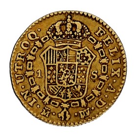 Moneda 1 Escudo Oro 1785 Madrid M-DV 3,37 g
