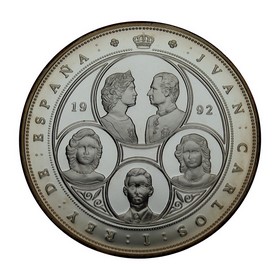 Moneda 10.000 Pesetas 5º Centenario Plata 1992 168,75 g