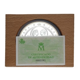 Moneda 10.000 Pesetas 5º Centenario Plata 1992 168,75 g