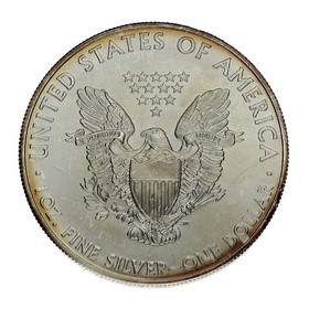 Moneda Estados Unidos 1 Dollar American Eagle Plata 2008 1 oz