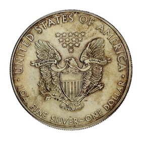 Moneda Estados Unidos 1 Dollar American Eagle Plata 2011 1 oz
