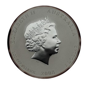 Moneda Australia 1 Dollar Año del Ratón Plata 2008 1 oz