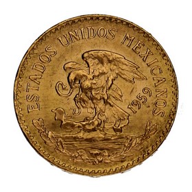 Moneda México 20 Pesos Oro 1959 16,67 g