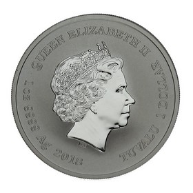 Moneda Tuvalu 1 Dollar Iron Man Plata 2018 1 oz