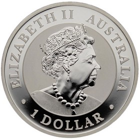 Moneda Australia 1 Dollar Wombat Plata 2021 1 oz