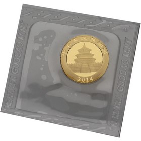 Moneda China 50 Yuans Panda Oro 2014 1/10 oz