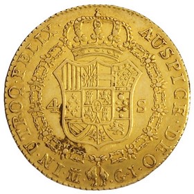Moneda 4 Escudos Oro 1820 Madrid GJ 13,52 g