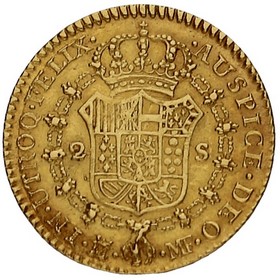 Moneda 2 Escudos Oro 1800 Madrid MF 6,77 g