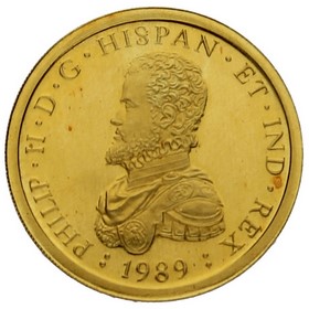 Moneda 50 Ecu Oro 1989 17,20 g