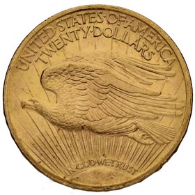 Moneda Estados Unidos 20 Dollars Double Eagle Saint Gaudens Oro 1922 33,43 g