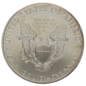 Moneda Estados Unidos 1 Dollar American Eagle Plata 2008 1 oz