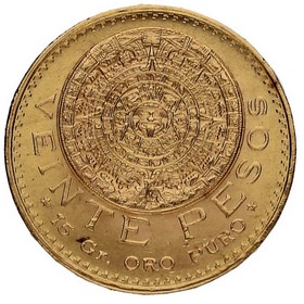 Moneda México 20 pesos Oro 1959 16,66 g