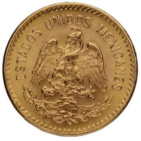 Moneda México 10 Pesos Oro 1959 8,33 g