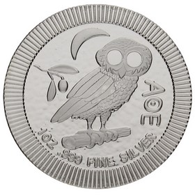 Moneda Niue 2 Dollars Búho Ateniense Plata 2020 1 oz