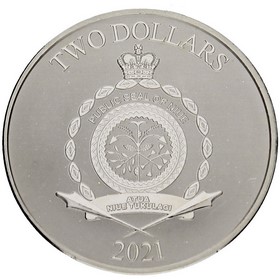 Moneda Niue 2 Dollars Star wars Imperio Galáctico Plata 2021 1 oz