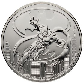 Moneda Niue 2 Dollars Batman Plata 2021 1 oz