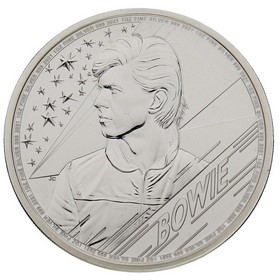 Moneda Reino Unido 2 Pounds David Bowie Plata 2021 1 oz
