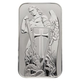 Lingote Scottsdale Mint Arcángel San Miguel Plata 1 oz