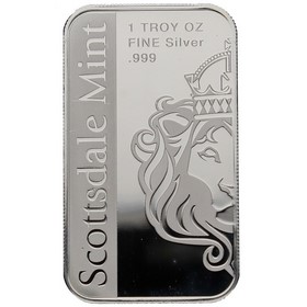 Lingote Scottsdale Mint Arcángel San Miguel Plata 1 oz