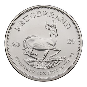 Moneda Sudáfrica 1 Rand Krugerrand Plata 2020 1 oz