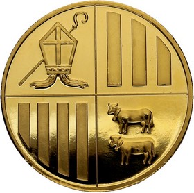 Moneda Andorra 100 Diners Oro 2013 1 oz