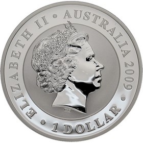 Moneda Australia 1 Dollar Koala Plata 2009 1 oz