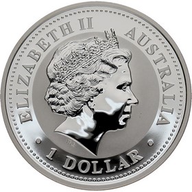 Moneda Australia 1 Dollar Kookaburra Plata 2009 1 oz