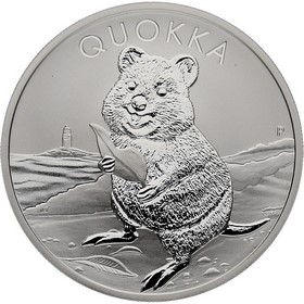 Moneda Australia 1 Dollar Quokka Plata 2020 1 oz
