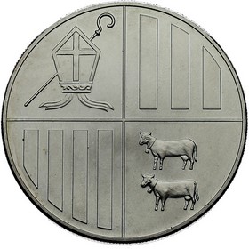 Moneda Andorra 1 Diner Plata 2008 1 oz