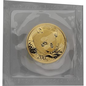 Moneda China 200 Yuanes Panda Oro 2018 15 g