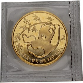 Moneda China 100 Yuanes Panda Oro 1985 1 oz