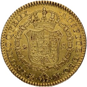 Moneda 2 Escudos Oro 1788 Madrid M 6,77 g