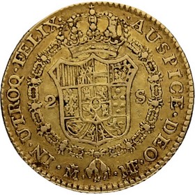 Moneda 2 Escudos Oro 1793 Madrid MF 6,70 g