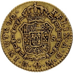Moneda 1 Escudo Oro 1788 Madrid M 3,32 g