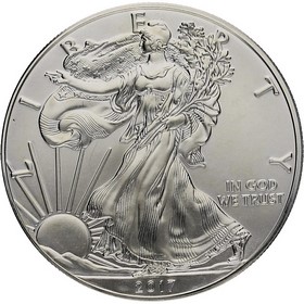 Moneda Estados Unidos 1 Dollar American Eagle Plata 2017 1 oz