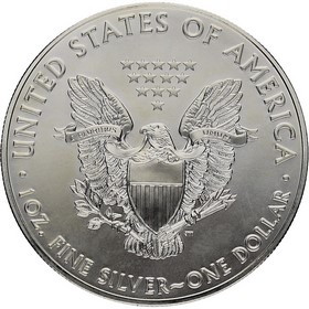 Moneda Estados Unidos 1 Dollar American Eagle Plata 2017 1 oz
