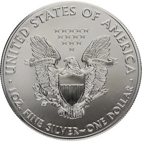 Moneda Estados Unidos 1 Dollar American Eagle Plata 2021 1 oz